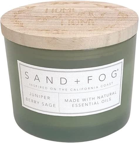 Sand + Fog Juniper Berry Sage 21 oz scented candle.